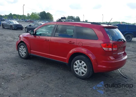 2016 Dodge Journey Se from USA, damaged, VIN 3C4PDCAB8GT147510